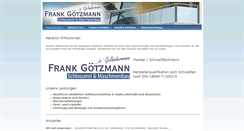 Desktop Screenshot of f-goetzmann.de